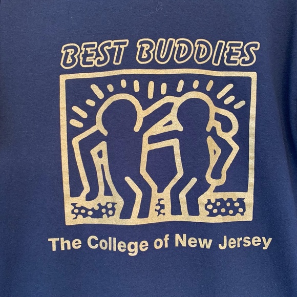 BEST BUDDIES Keith Haring GILDAN Graffiti Art - Picture 3 of 5